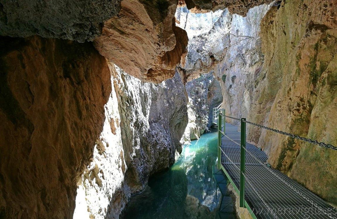 Pasarelas del Barranco de la Hoz, Calomarde